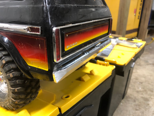 TRX4 Bronco High Clearance Machined Aluminum Bumpers Front and Rear With Accessories Included!