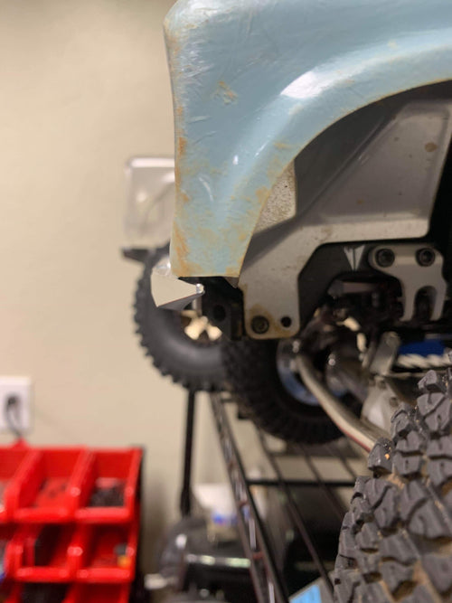 TRX4 Bronco High Clearance Machined Aluminum Bumpers Front and Rear With Accessories Included!