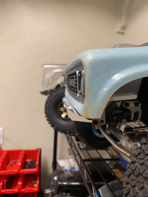 TRX4 Bronco High Clearance Machined Aluminum Bumpers Front and Rear With Accessories Included!