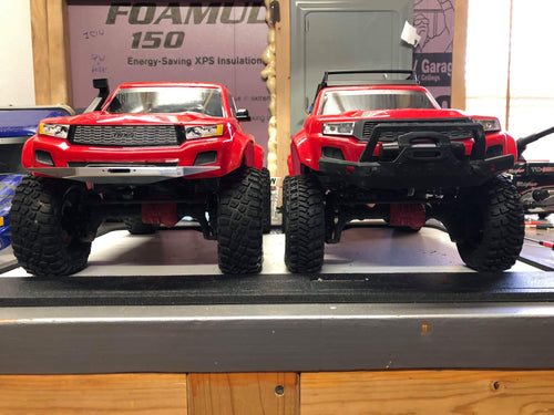 TRX4 Bronco High Clearance Machined Aluminum Bumpers Front and Rear With Accessories Included!